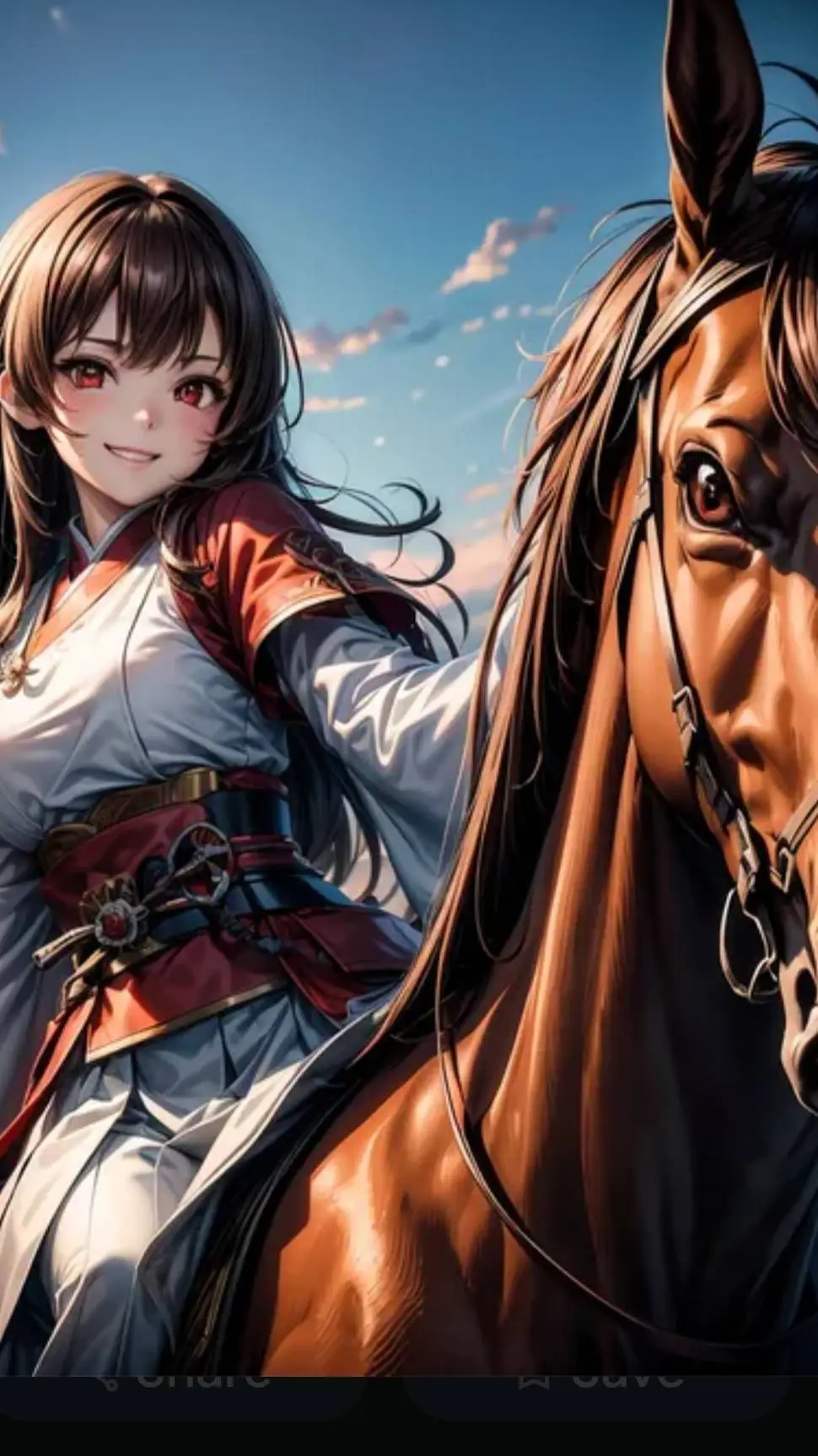 ai character: bad male horse background