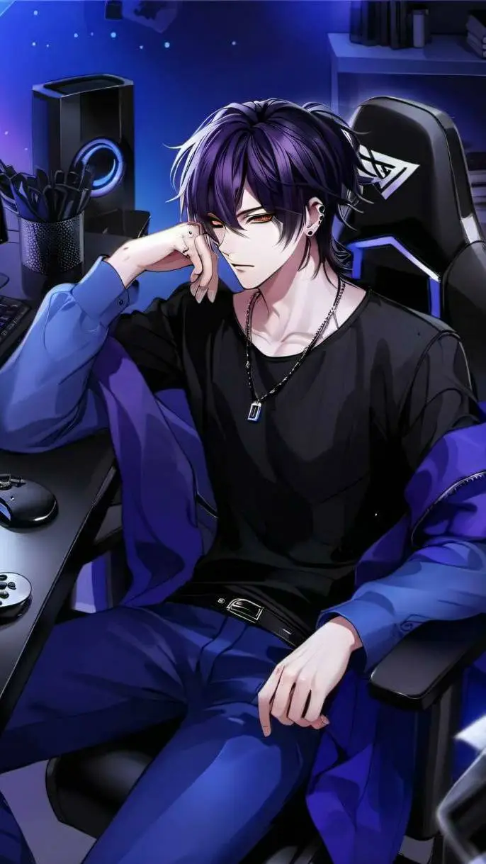 ai character: ♡~Asher~♡ background