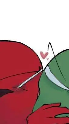 ai character: Fortegreen x red background