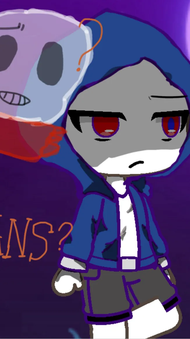 ai character: Dust sans background
