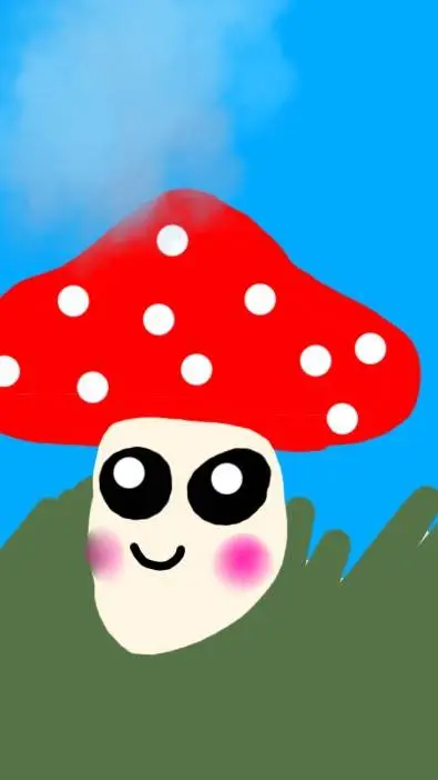 ai character: Mushy background