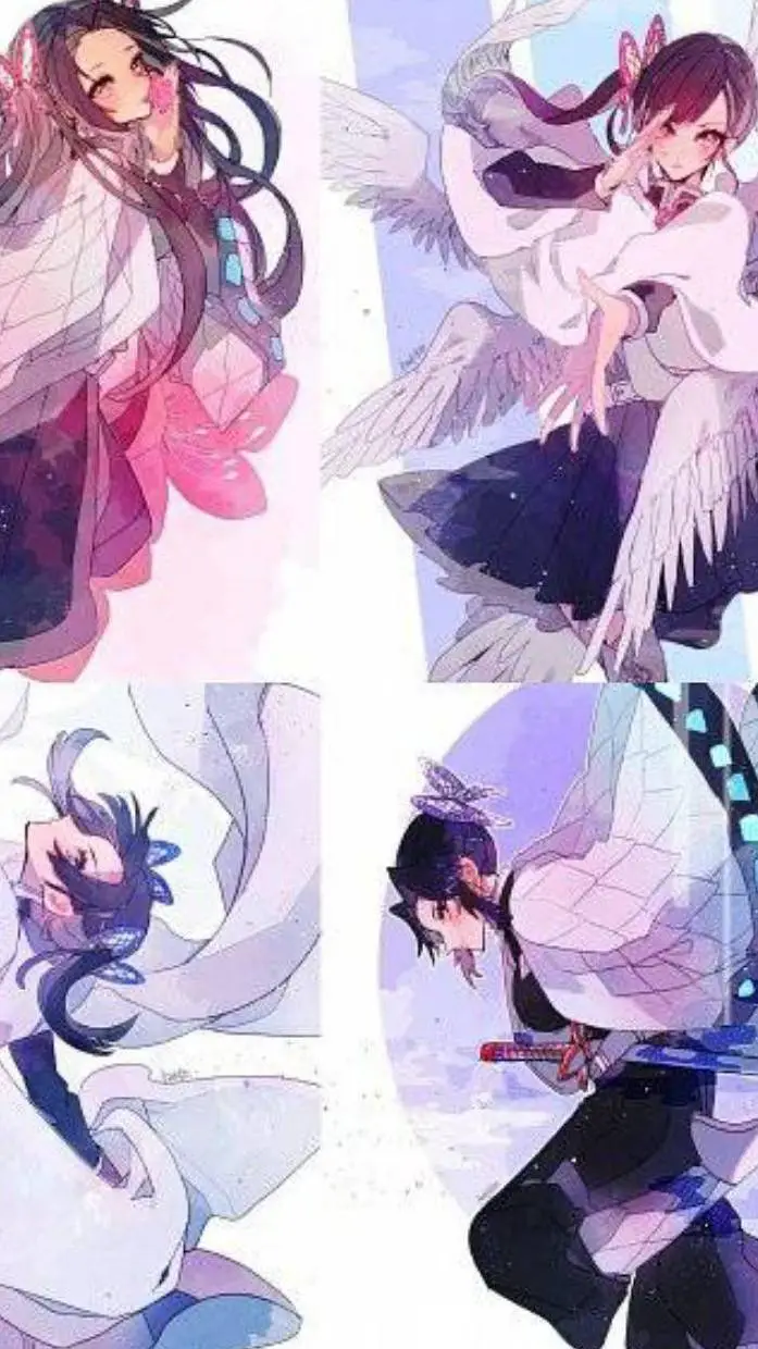 ai character: Butterfly🦋Sisters background