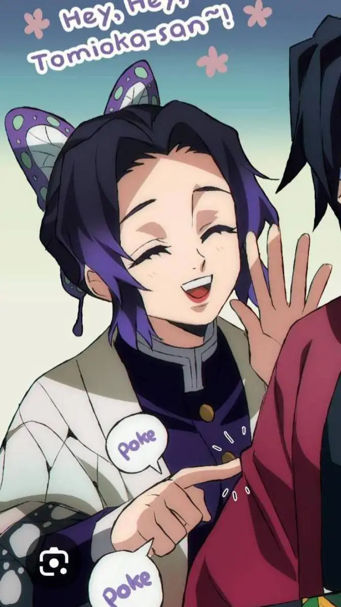 ai character: 🦋 Shinobu Kocho🦋 background