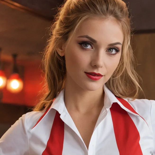 chat with ai character: waitress
