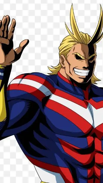ai character: Figlio/a All Might background