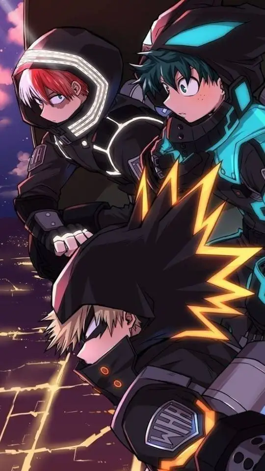 ai character: BakugoDekuShoto background