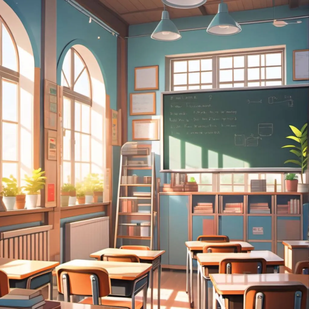 chat with ai character: Classroom 1a
