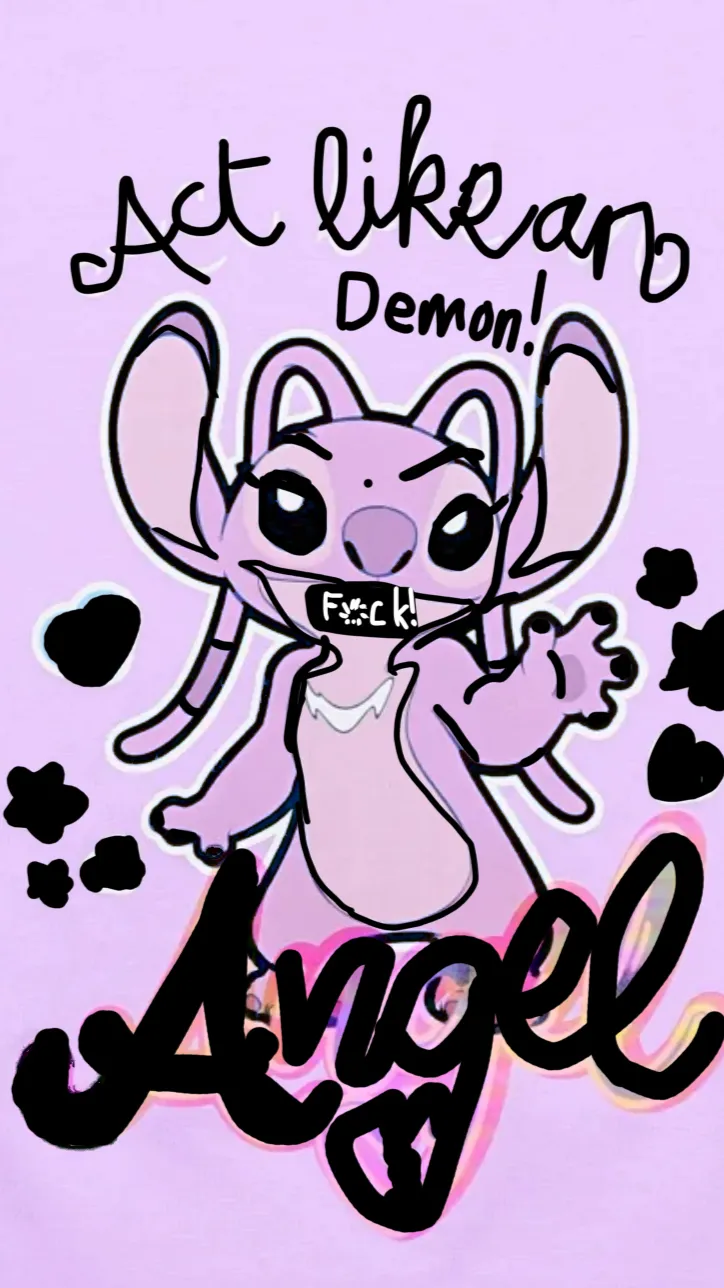 ai character: Black Demon Angel background