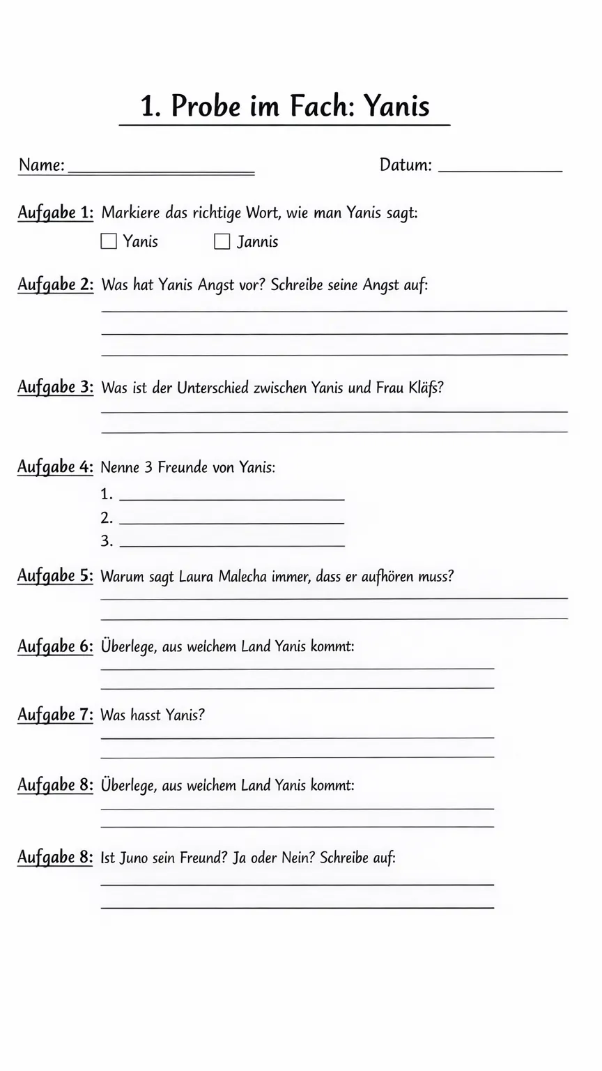 ai character: German Test background