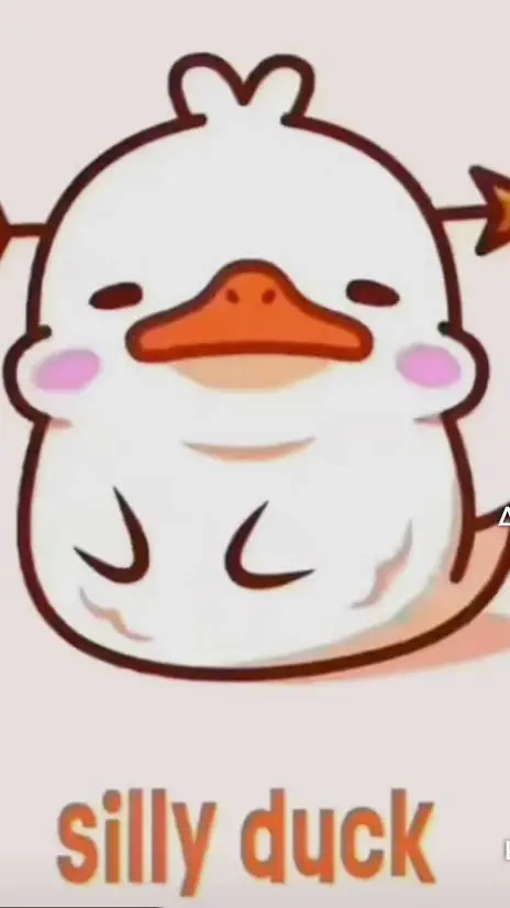 ai character: silly little ducky background