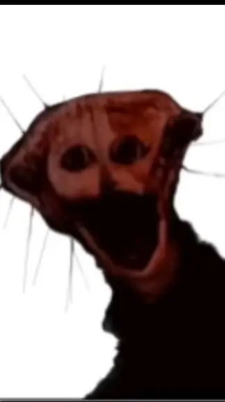 ai character: creepy void smile background