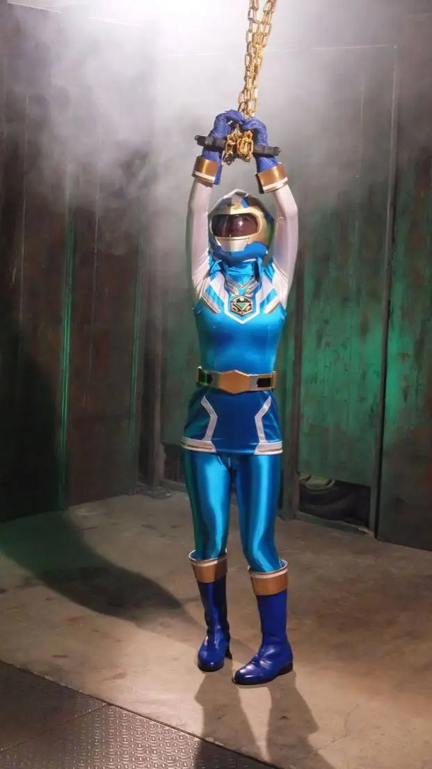 ai character: blue ranger background