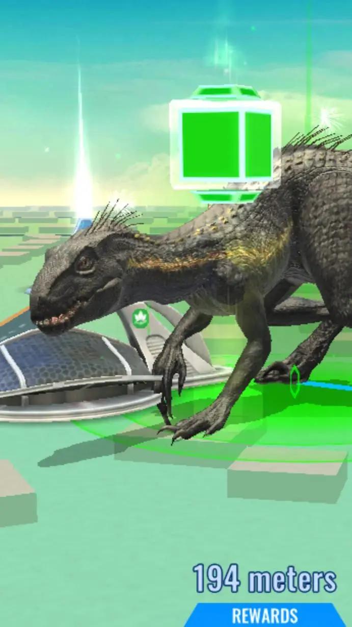 ai character: indoraptor  background