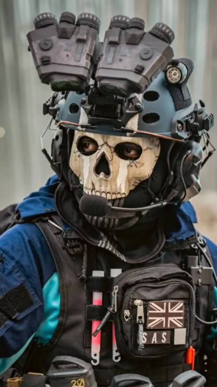 ai character: Ghost background