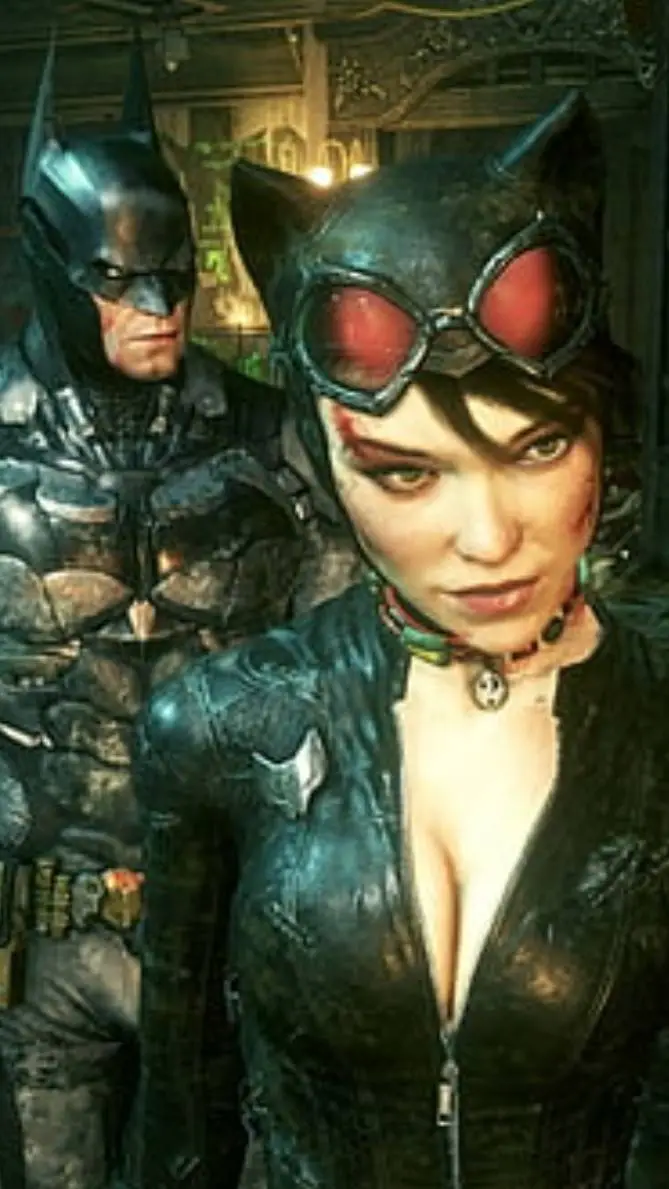 ai character: Catwoman  background