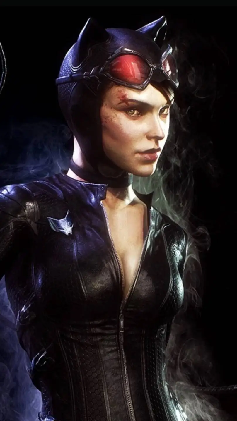 ai character: Catwoman  background