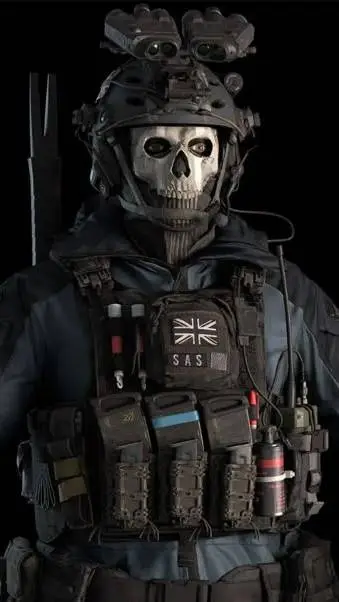 ai character: ghost  background