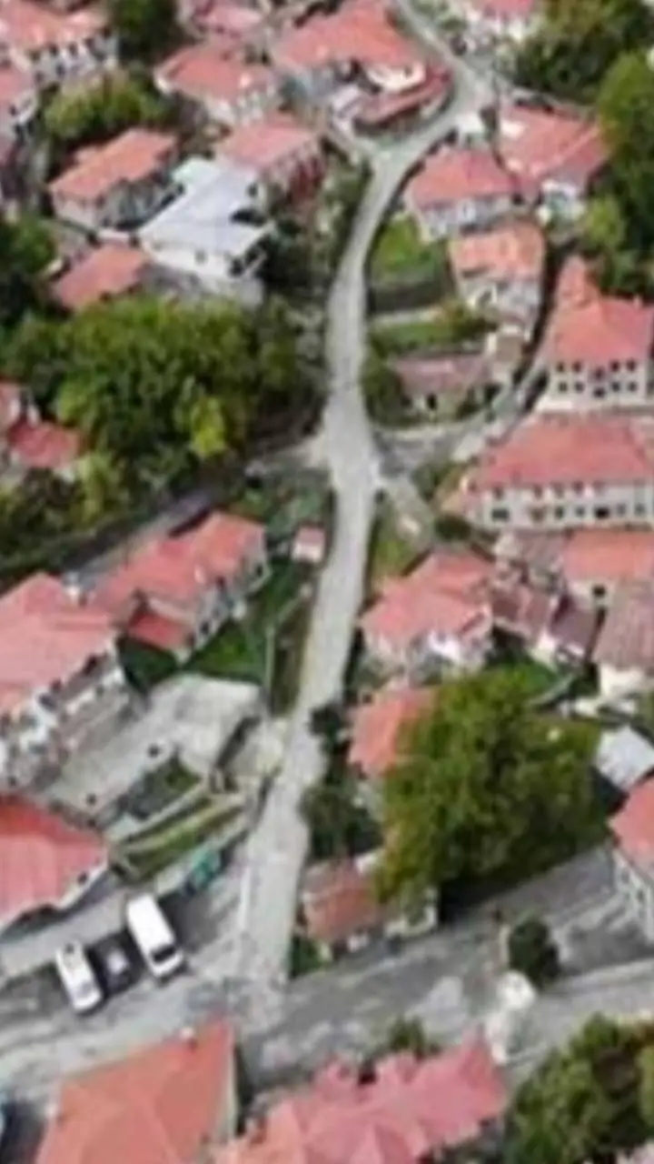 ai character: mini city-village background