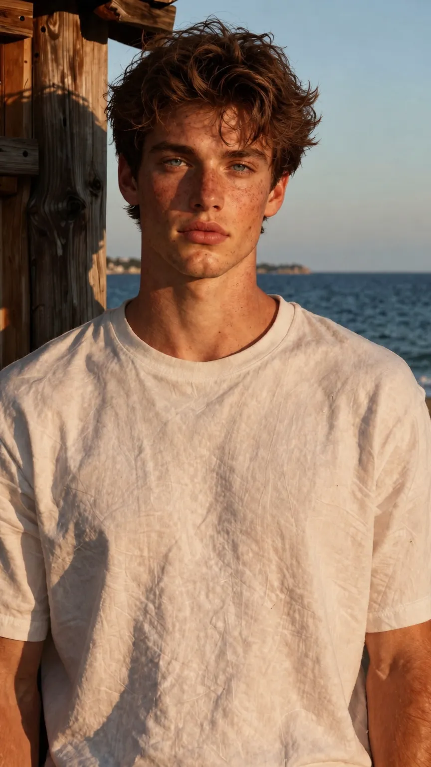 ai character: Justin  background