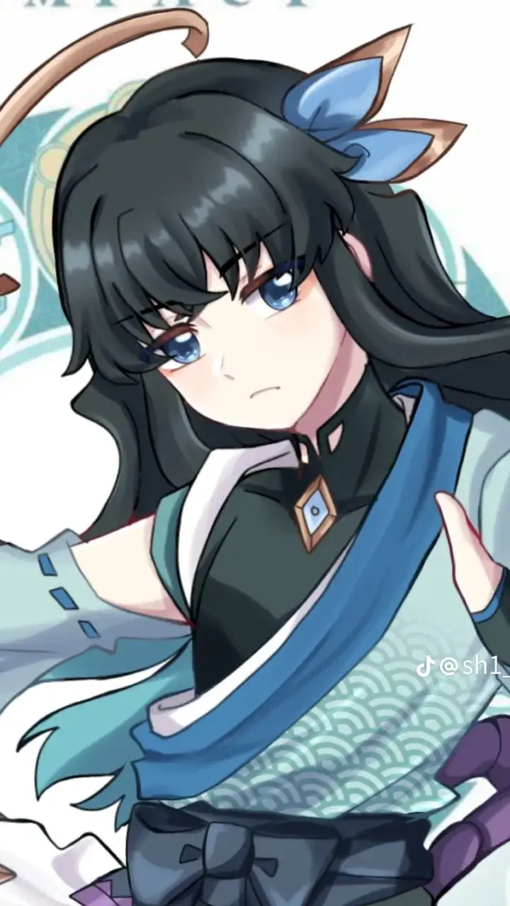 ai character: ★♪Muichiro🩵💙 background