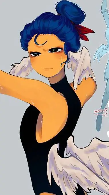 ai character: 🦢Swan Wally🦢 background