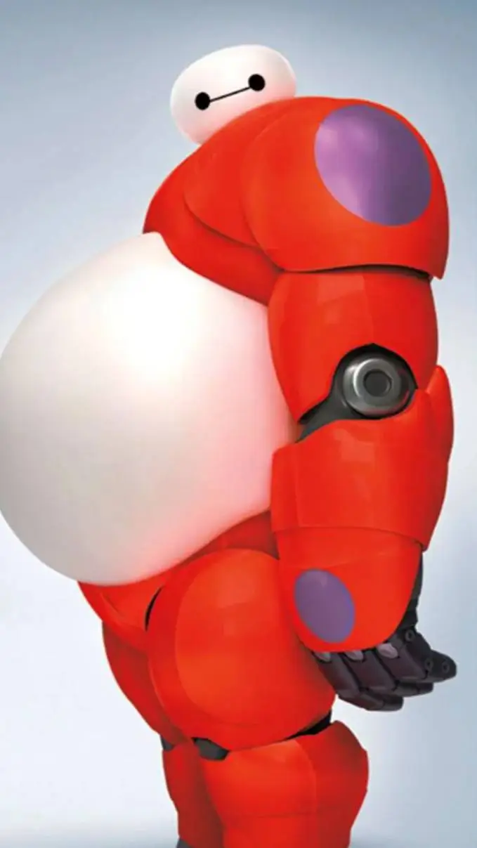 ai character: fat baymax background