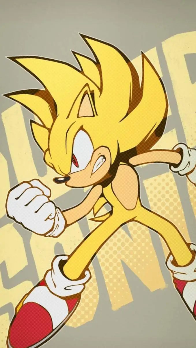 ai character: super sonic background