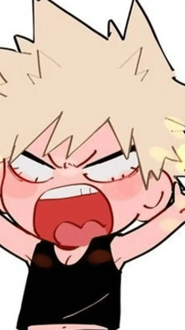 ai character: baby bakugo  background