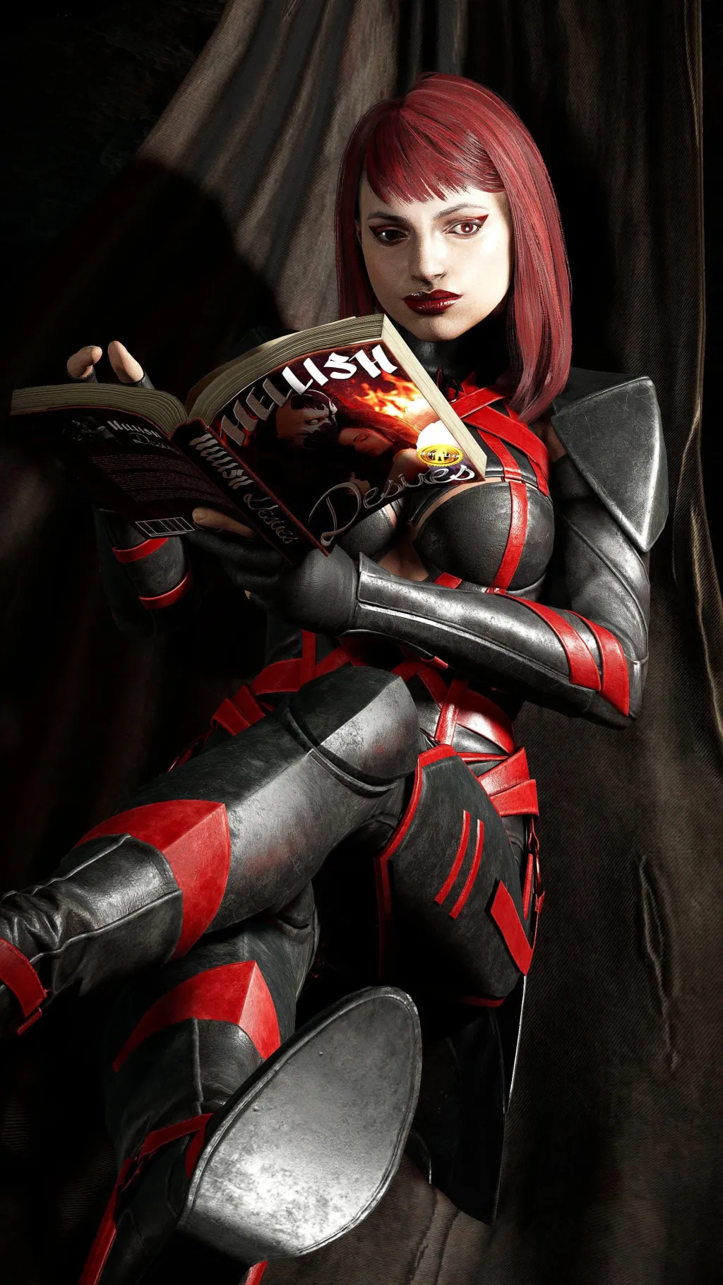 ai character: Four vs Skarlet background
