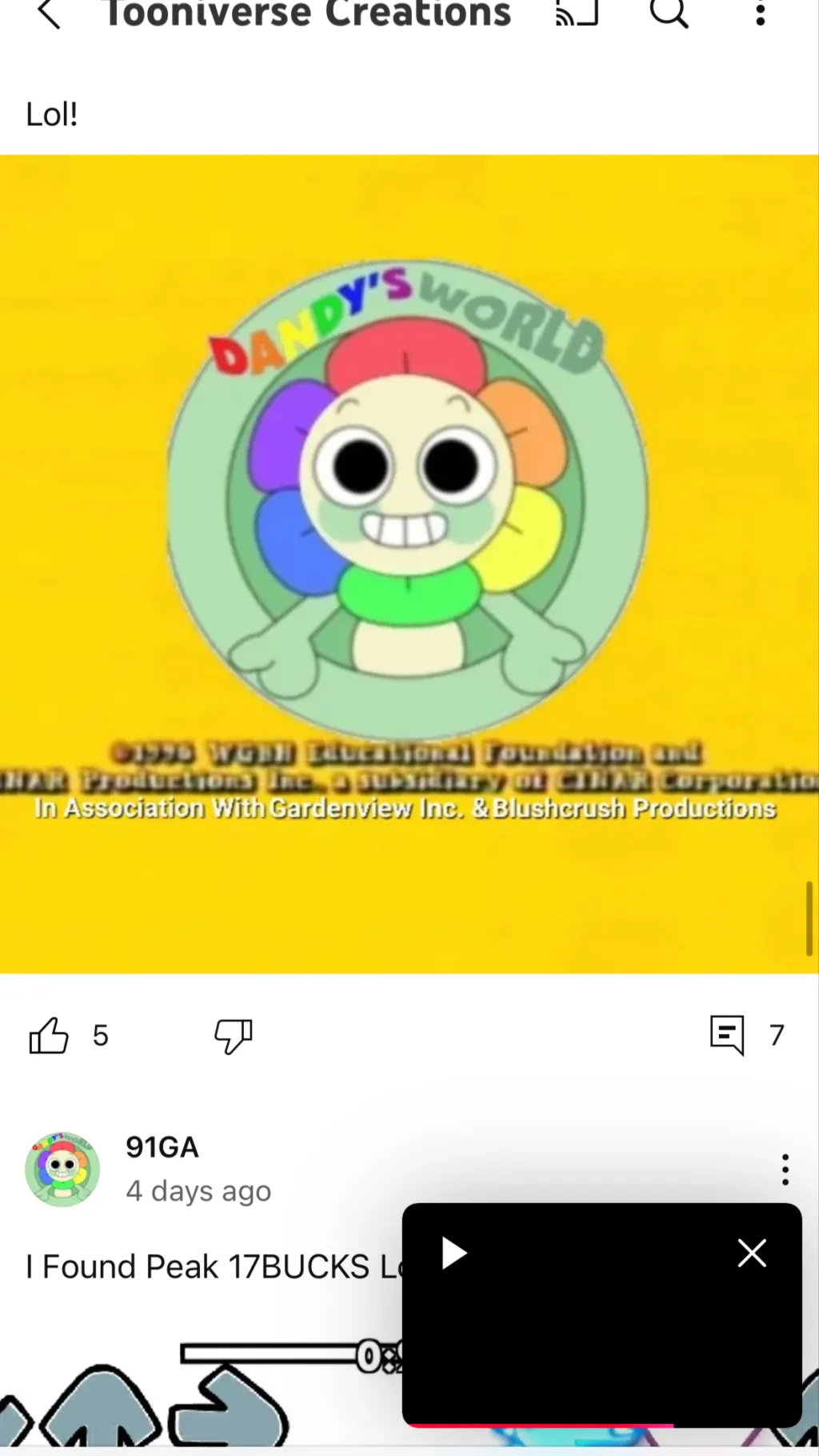 ai character: Dandy/my past background