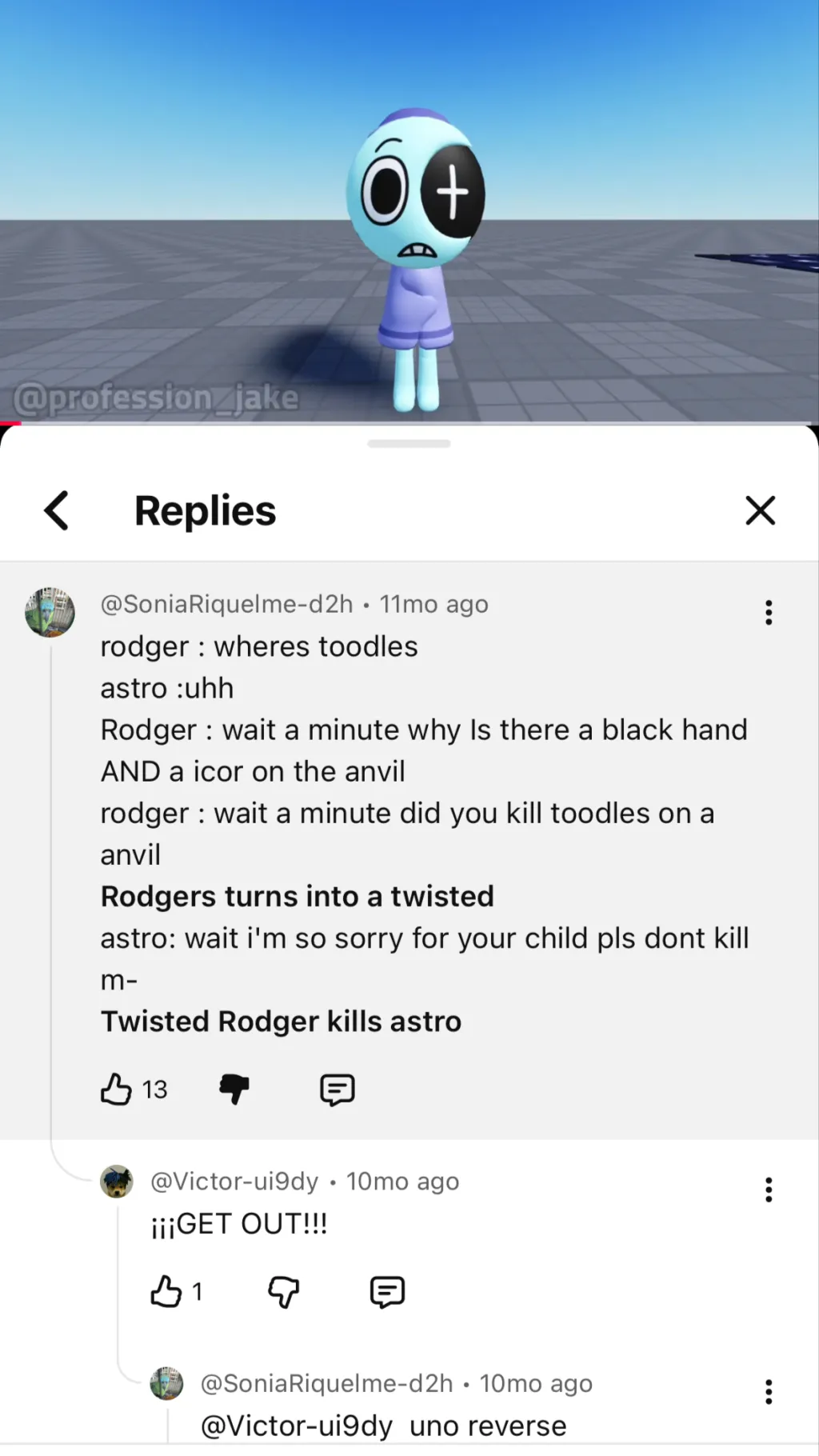 ai character: Ruv vs Rodger background