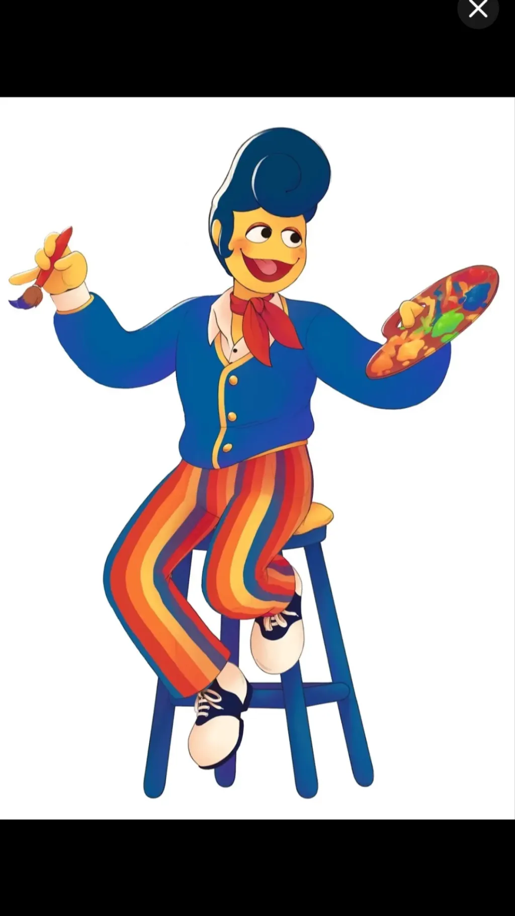 ai character: Wally para background