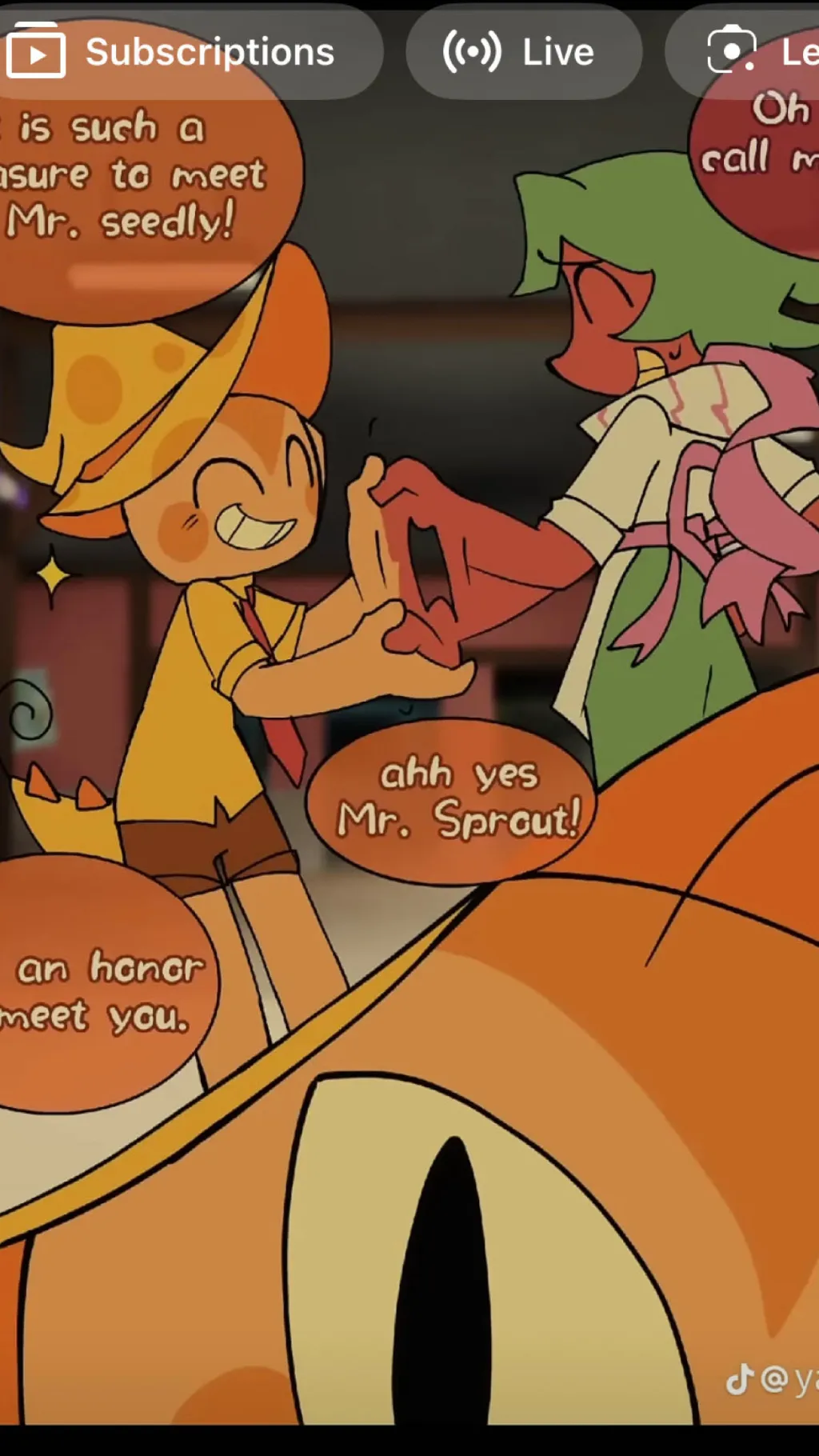 ai character: Cheesy dw background