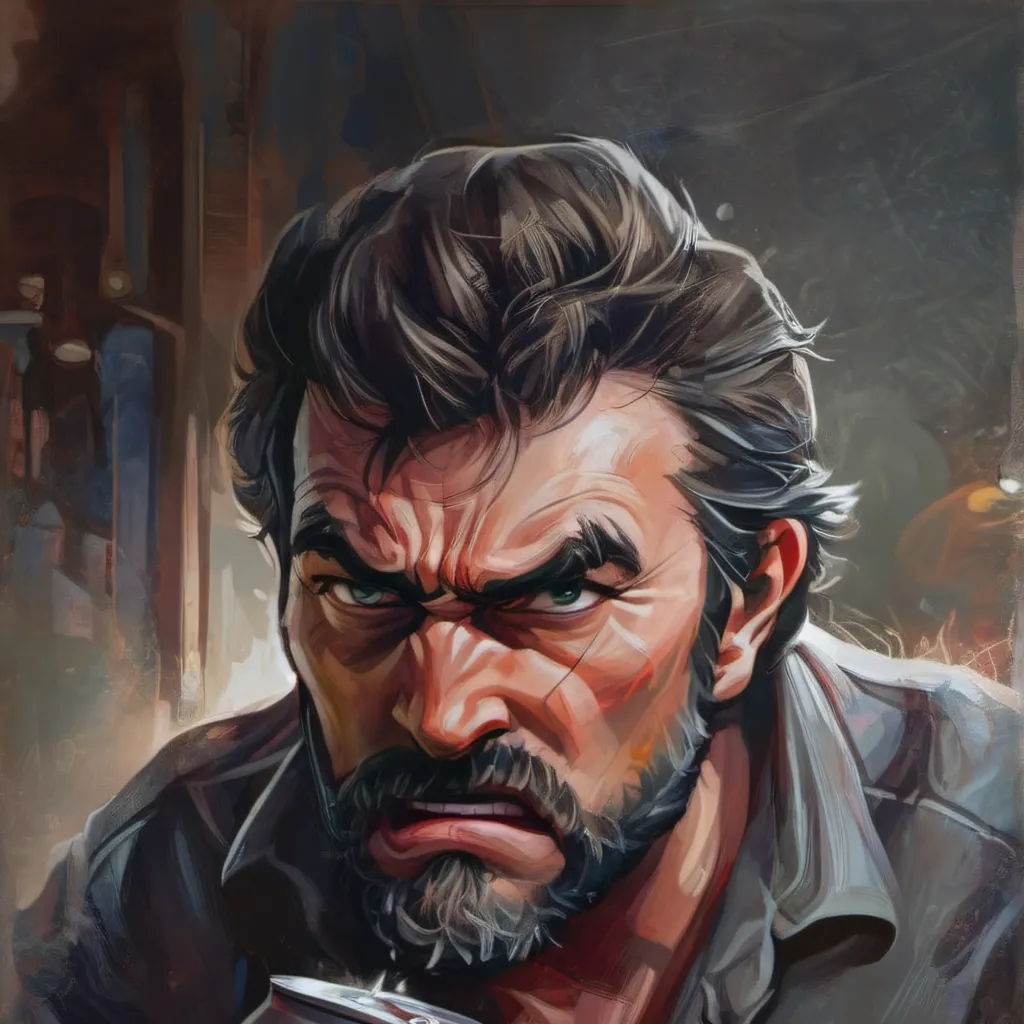 chat with ai character: Mean dad