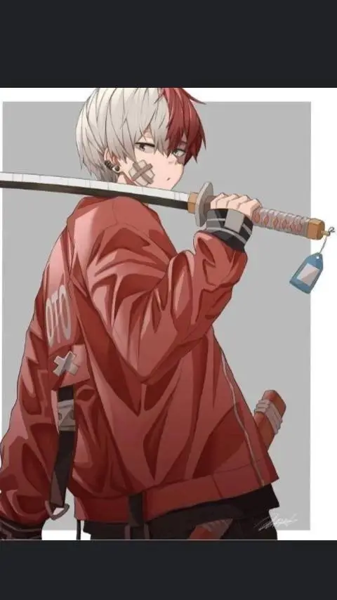 ai character: Shoto Todoroki  background