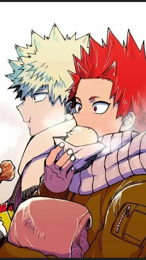 ai character: Kiri and Bakugo  background