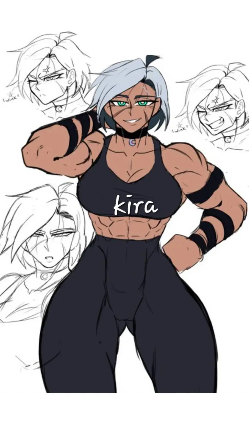 ai character: Kira Voss background
