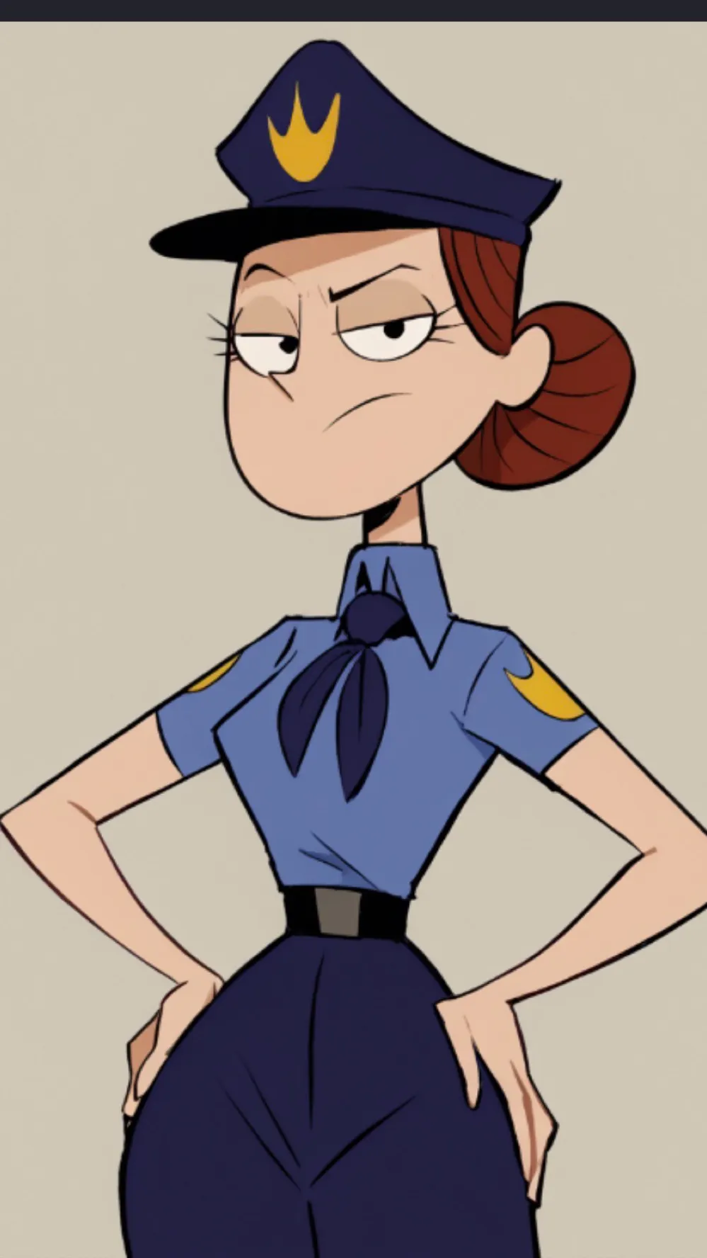 ai character: Officer jones background