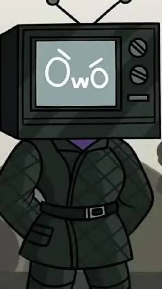 ai character: tv woman background