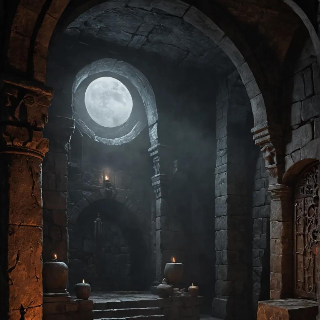 chat with ai character: old dungeon