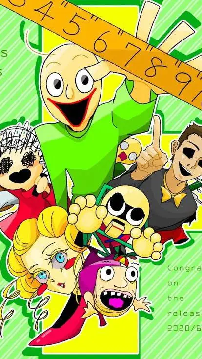 ai character: BALDI'S BASICS📝🖋 background