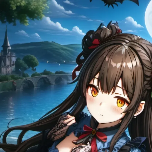 chat with ai character: cute vampire