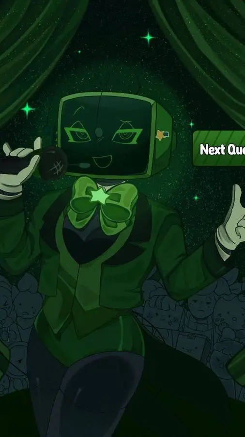 ai character: Dandy's world Vee background