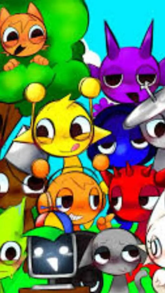 ai character: sprunki! background