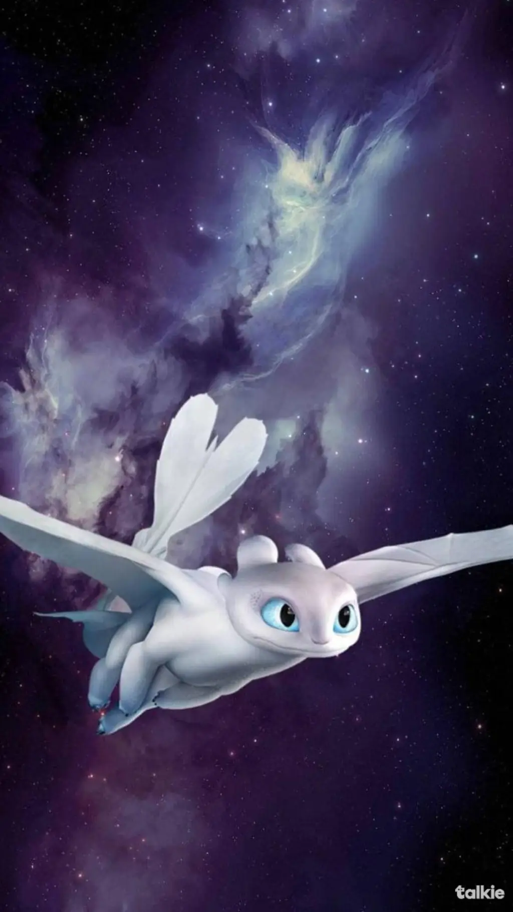 ai character: light fury  background