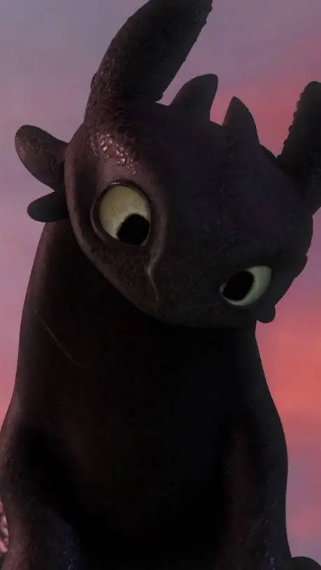 ai character: toothless  background