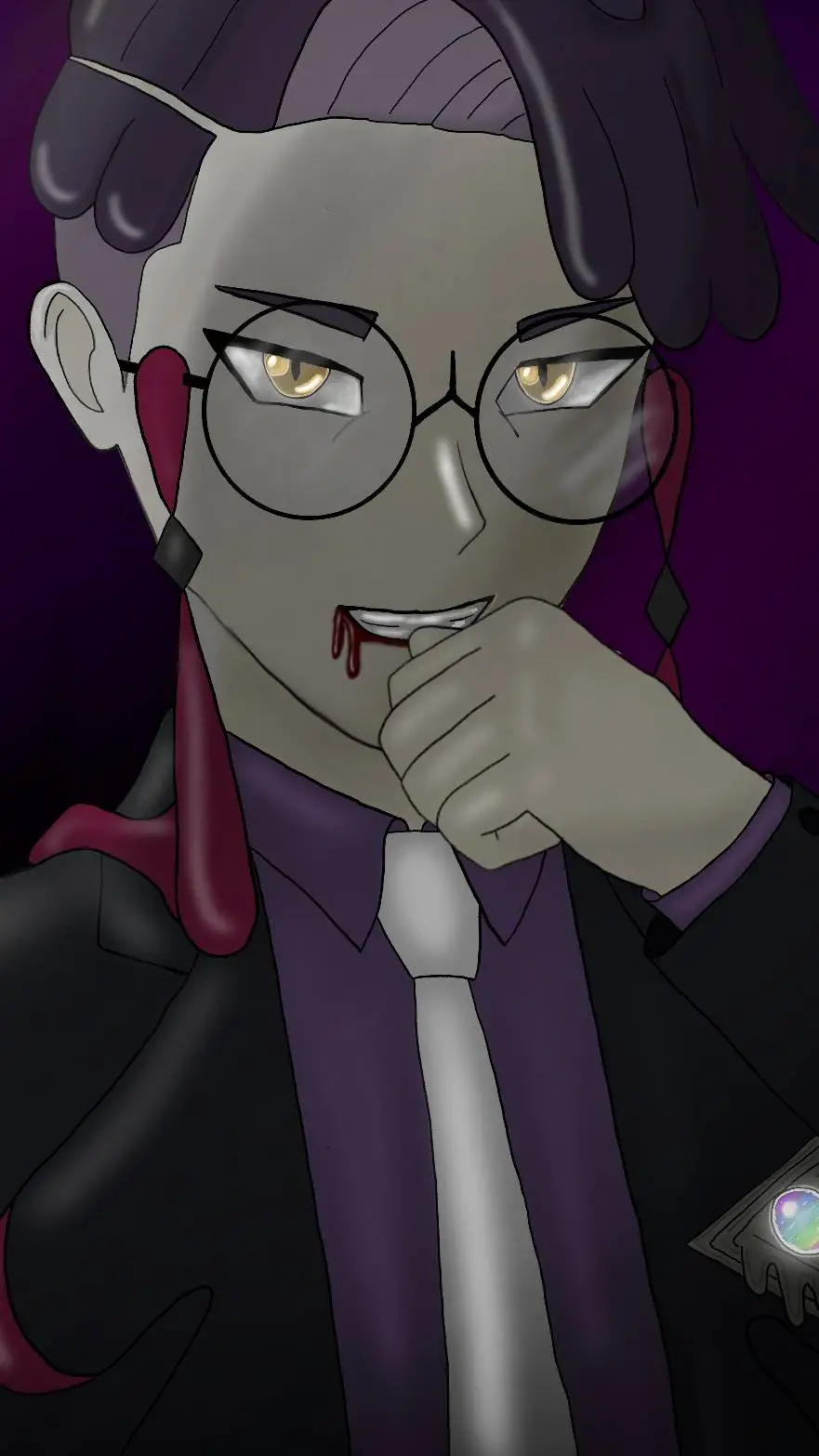 ai character: Corbeau  background