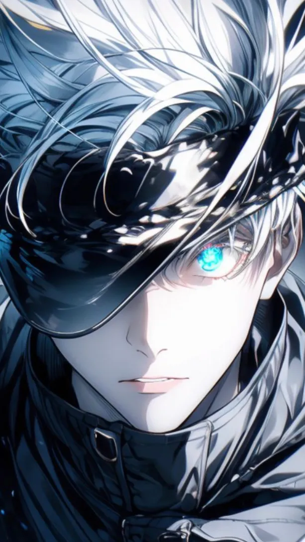 ai character: Gojo satori background