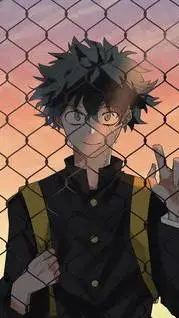 ai character: middle school deku background