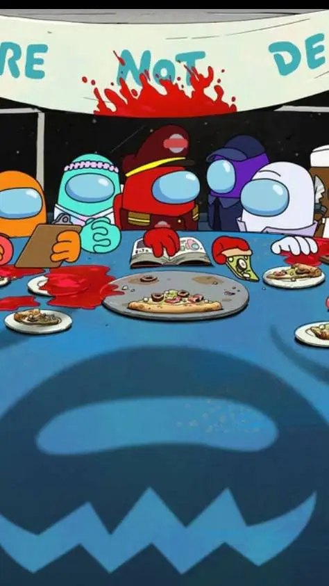 ai character: among us show!  background